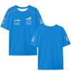Alpine F1 Team 2026 Fan T-Shirt Mens Short Sleeve Quick Dry Breathable Cotton Blend Casual Tee