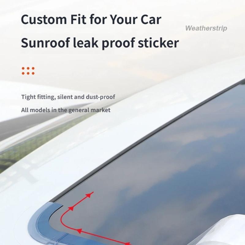 Auto Adhesive Sunroof Seal Tape Stickers For Cars And SUVs With Strong Bonding Force And Excellent Temperature Resistance