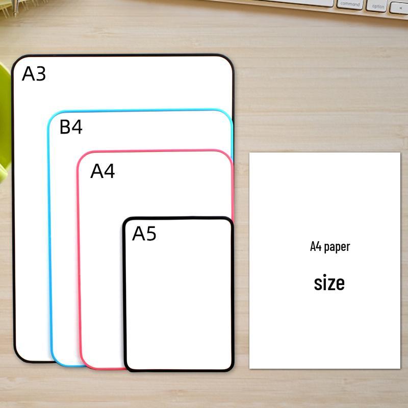 

Double-Sided Erasable Whiteboard for Kids & Office Use – Dry-Erase Memo & Drawing Board