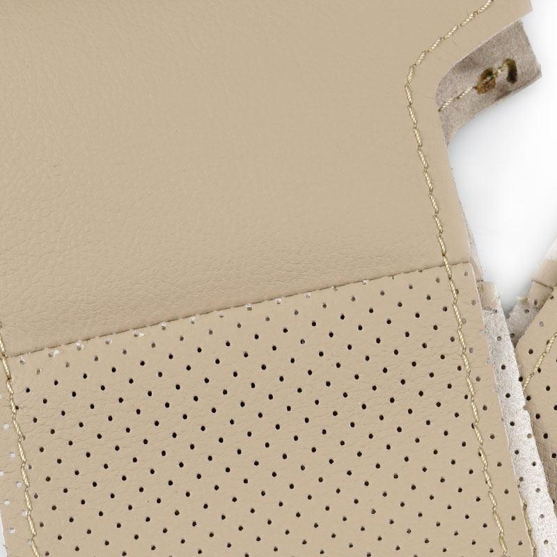 Car Steering Wheel Beige Microfiber Leather Cover Trim For Mercedes Benz E G Class W211 W463 2002 2003 2004 2005 2006 2007