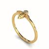 Yun Miao Niche Fashion Bee Ring for Women - Cute and Trendy