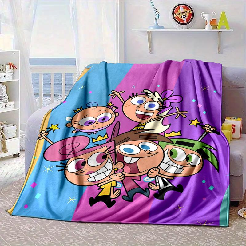 Magical Friendship timmy Adventure Blanket Flannel Blanket for bed, sofa, Camping, Hiking, Picnic Essentials, gift for family Fan gifts