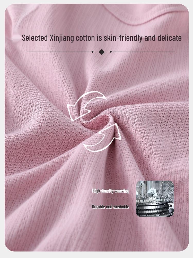 Baby Pure Cotton Romper: Spring & Autumn Style with Shoulder Snaps