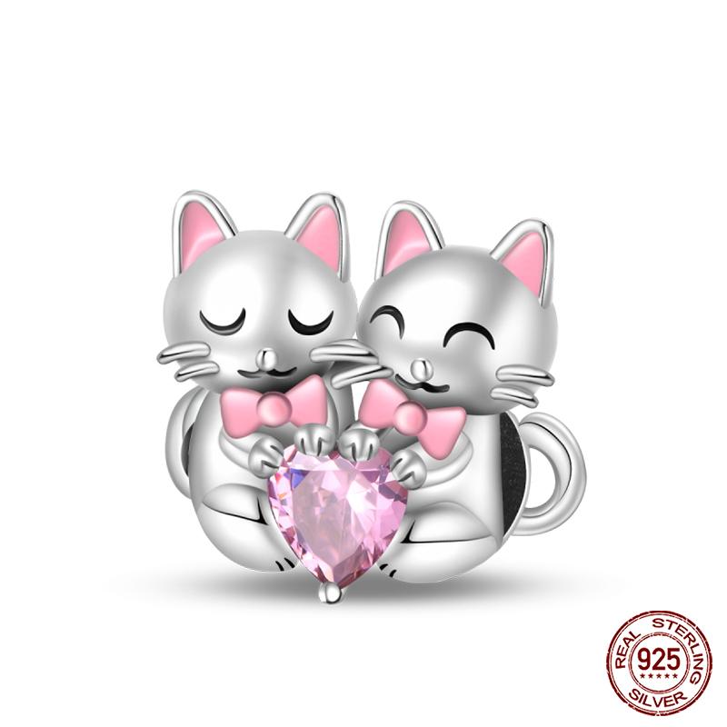 Original 925 Prata Esterlina Cor Mágica Camaleão Luminoso Série Charme Contas Adequado Ajuste Pulseira DIY Jóias Presentes