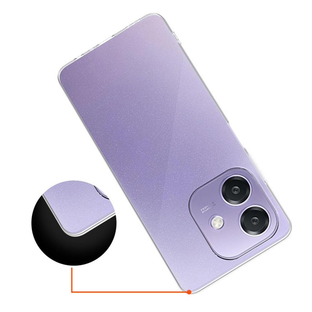 Für Oppo A60 5G Hülle Ultradünn Flexibel TPU Transparent Handyhülle