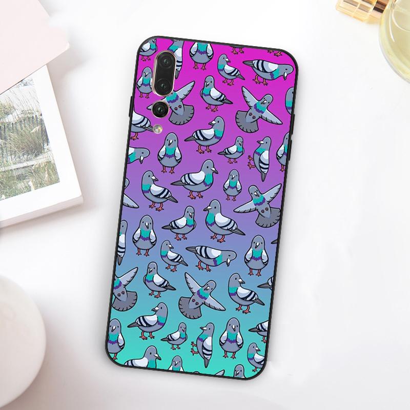 

The Pigeons For Huawei Nova Y73 Y72 Y90 Y70 Y60 Y91 Y61 12s 12i 11i 8i 9 10 SE P60 P30 Pro P40 Lite Case Huawei Nova 5T