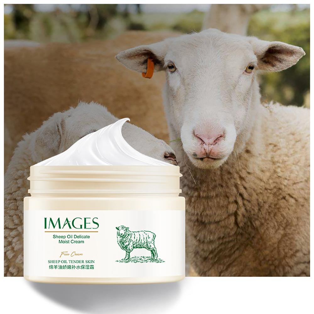 Lanolin Delicate Moisturizing Cream Refreshing Moisturizing Lanolin Facial Cream for Gentle Nourishment