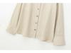 2024 Winter Fashion: Turn-Down Collar, Side Button, Loose Long Sleeve Shirt for Women - European & American Style