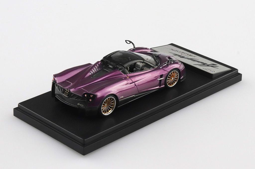 Aoshima Bunka Kyozai Skynet Zamini Car Pagani Huayra Roadster Purple Finished Product 1/43