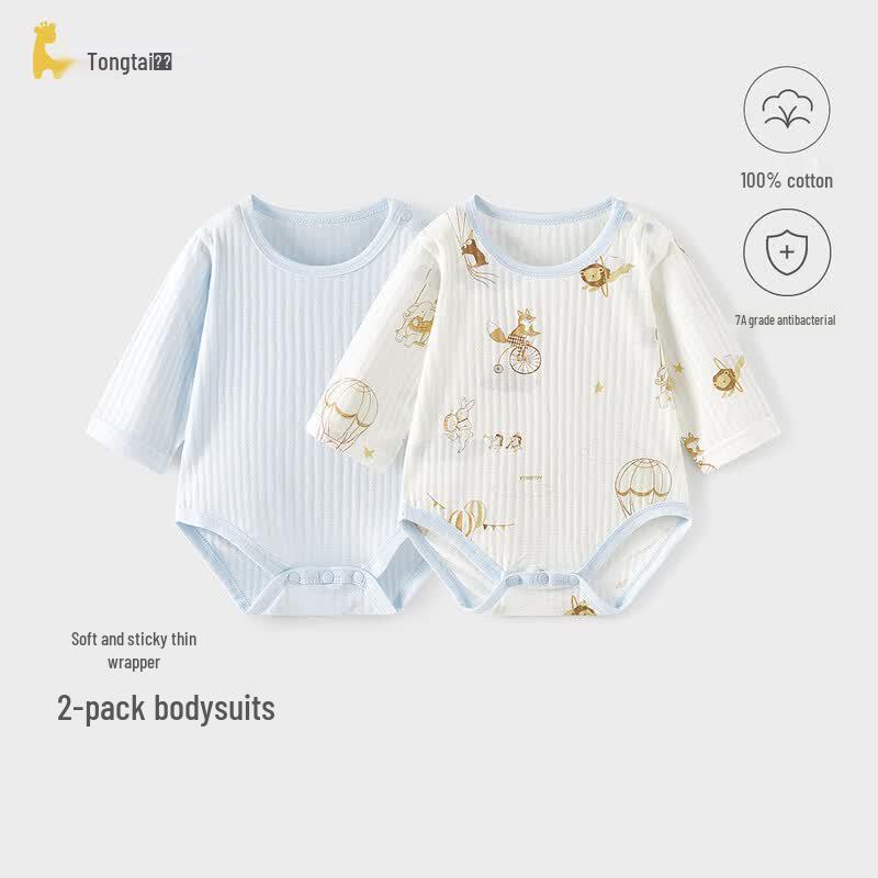 TONGTAI Baby Summer Pure Cotton Bodysuit Romper