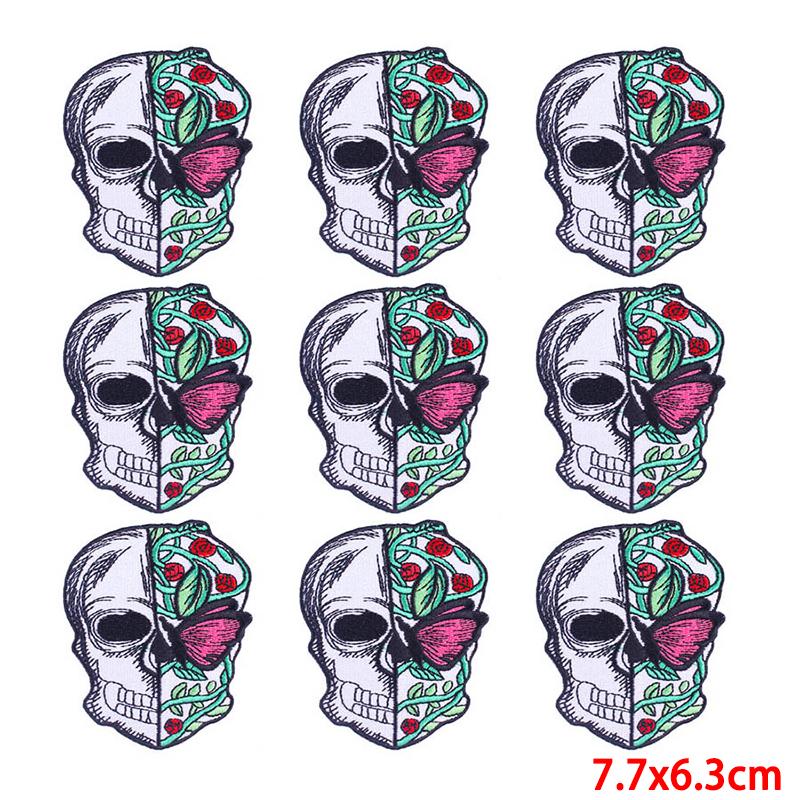 10 teile/los Großhandel Stickerei Patch Eisen Auf Patches Für Kleidung Patches Auf Kleidung Jacken Dekor Applikation Nähen Liefert