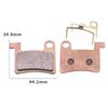 Metal Brake Pads New 1 Pair 44.2x34.8MM About 50g/set