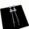 Elegant Zircon Tassel Earrings: High-End Sweet Fairy Style
