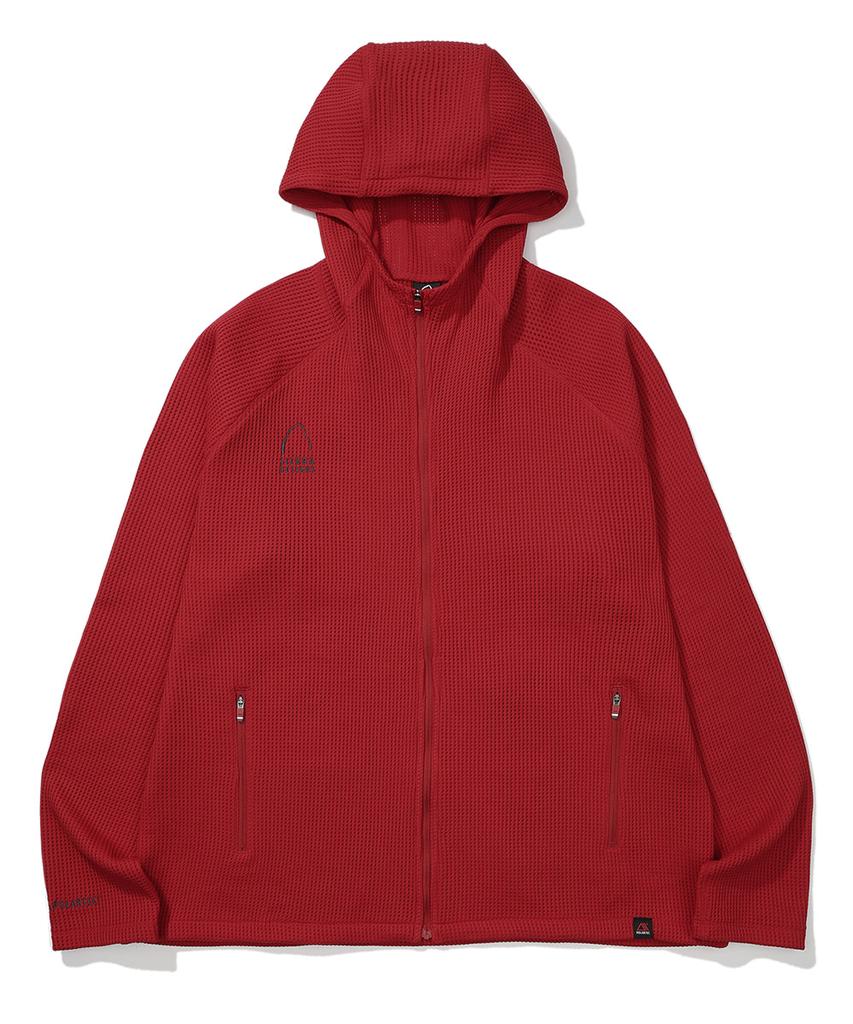 Sierra Designs Granite Polartec Powerdry Mesh Zip-Up Red