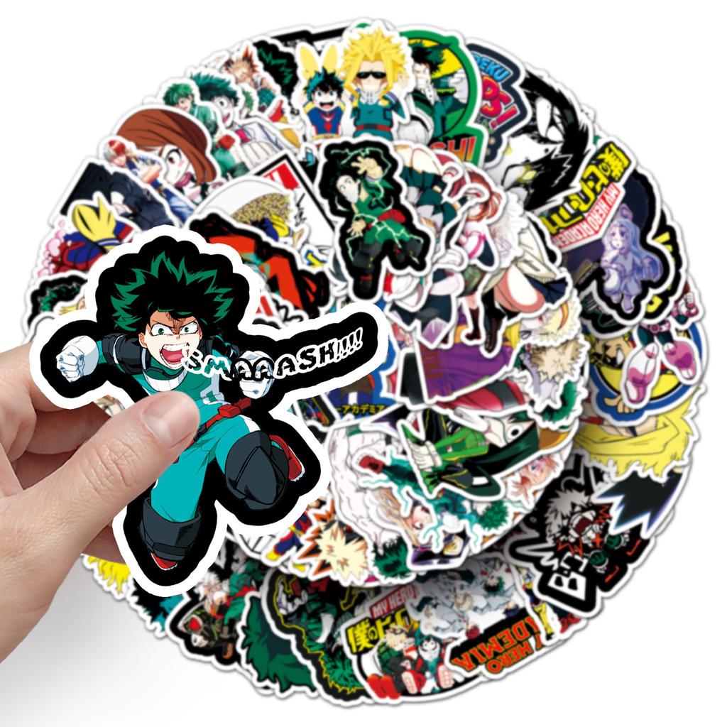 106 Photos of My Hero Academy Crow's Personality Japanese Comics Guka Manual Account DIY Skateboard Suitcase Stickers Waterproof
