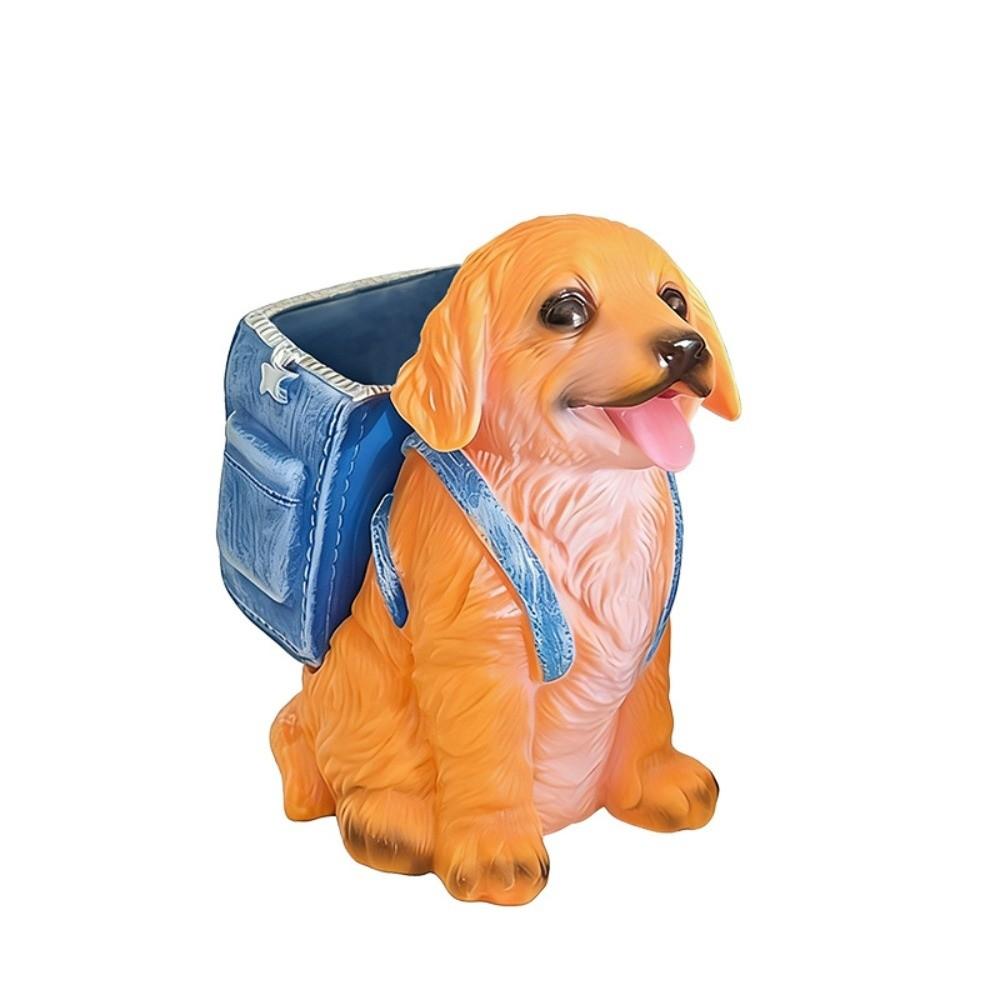 Creative Small Dog Pen Holder Multi Functional Makeup Brush Holder  Gifts