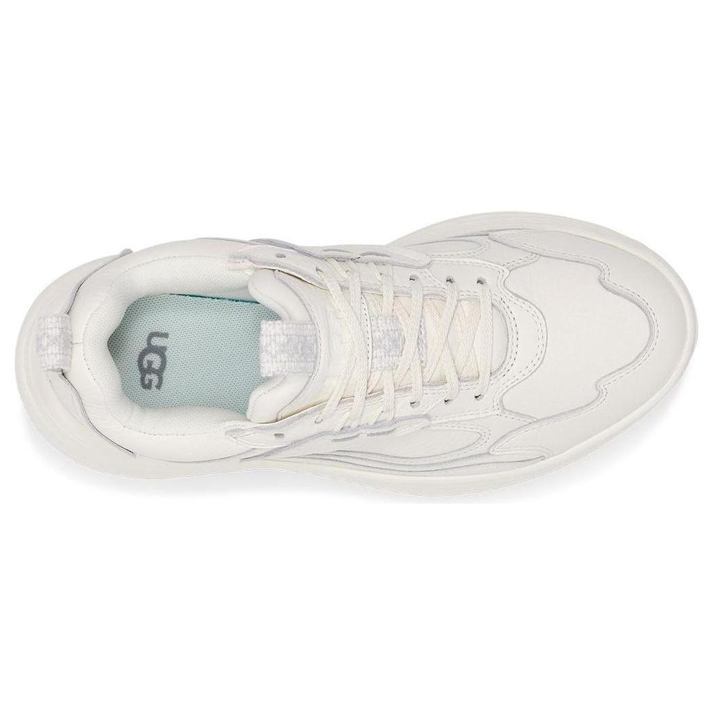 UGG CA1 Leather Trainers 'White Black' Women's 1142630