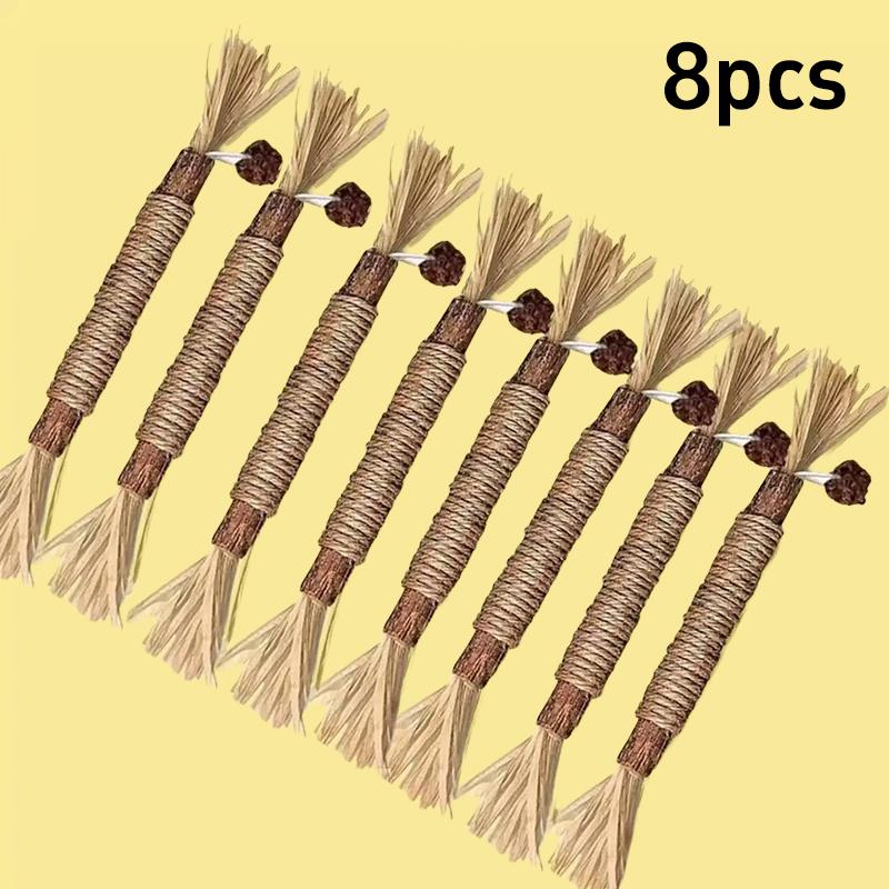 Interactive Self Playing Catnip Molar Stick Cat Chew Toys Teeth Cleaning Bite Squeaky Cat Toy for Indoor Cat Dental Health