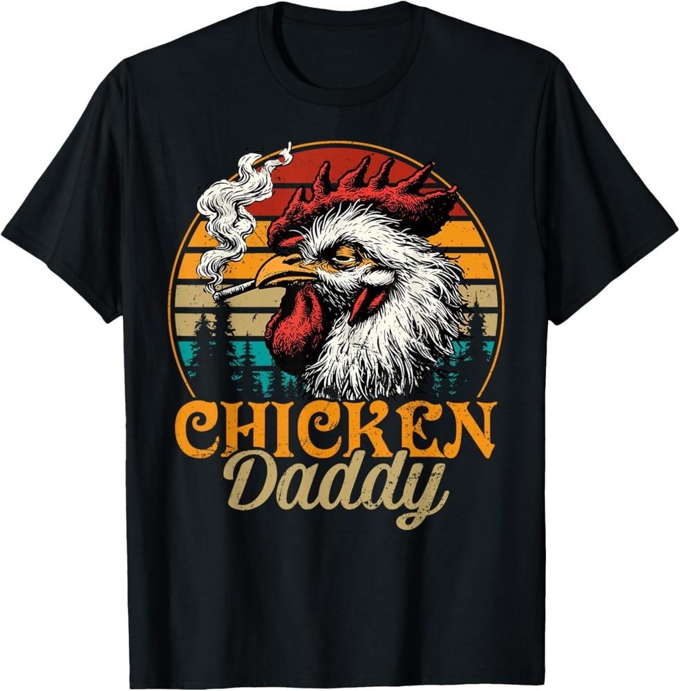 Chicken Daddy Vintage Poultry Farmer Funny Fathers T-Shirt Unisex T-Shirt