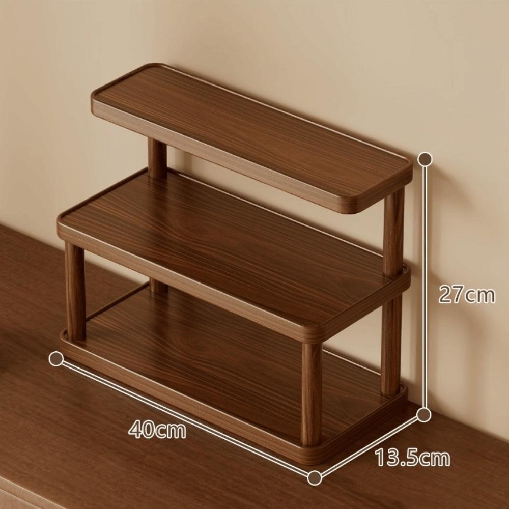 New Thickened Cup Storage Rack Multilayer Retro Style Teacups Holder Sturdy Space Saving Coffee Mug Stand Office Kitchen
