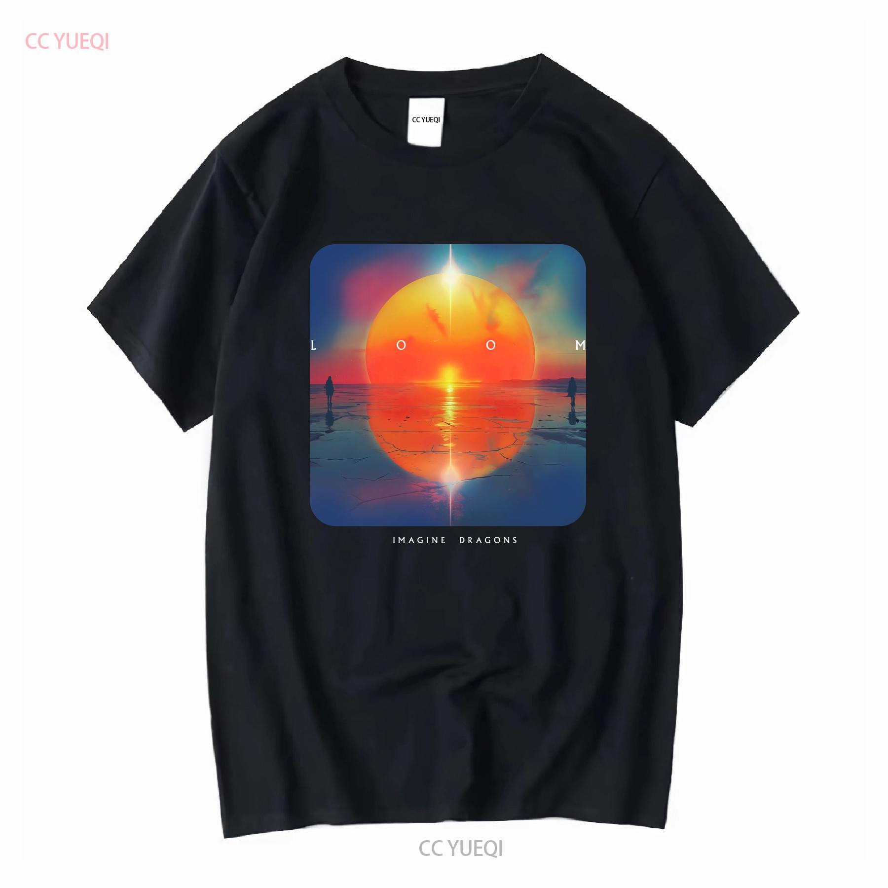 

NEW Classic Designed Imagine Dragons Loom Album Cover T Shirt HOT ITEM 2024 vintage Washed Top For Everyday Wear Stylish 4XL