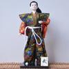 Traditional 12inch Japanese Samurais Dolls in Kimonos for Home Display and Collector's Item
