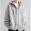 Men's Japanese-Korean Style Loose Zipper Hoodie - Trendy Early Autumn/Winter Casual Jacket