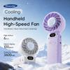 Kinscoter Yeni Soğutma El Fanı 3600mAh Katlanabilir Taşınabilir Fan 100 Seviye Serbest Kontrol Yüksek Hızlı Mini Kişisel Fan Askılı