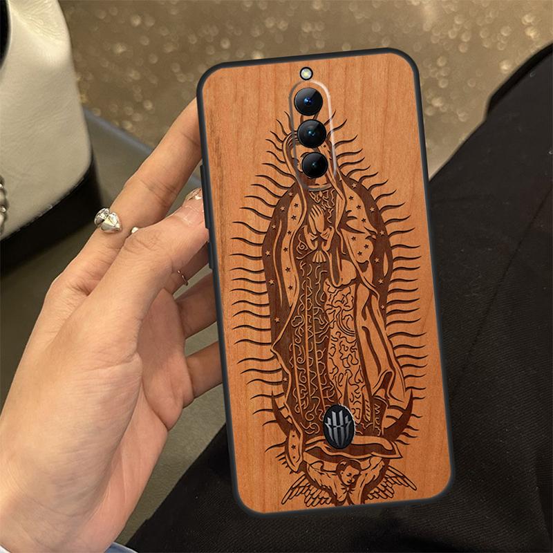 

Деревянный чехол для телефона Будда Иисус Гваделупа для Nubia Red Magic 8 8S Pro Plus 6S 7S 6 7 Pro 6R 5G 5S Задняя крышка-накладка Red Magic 6s Pro