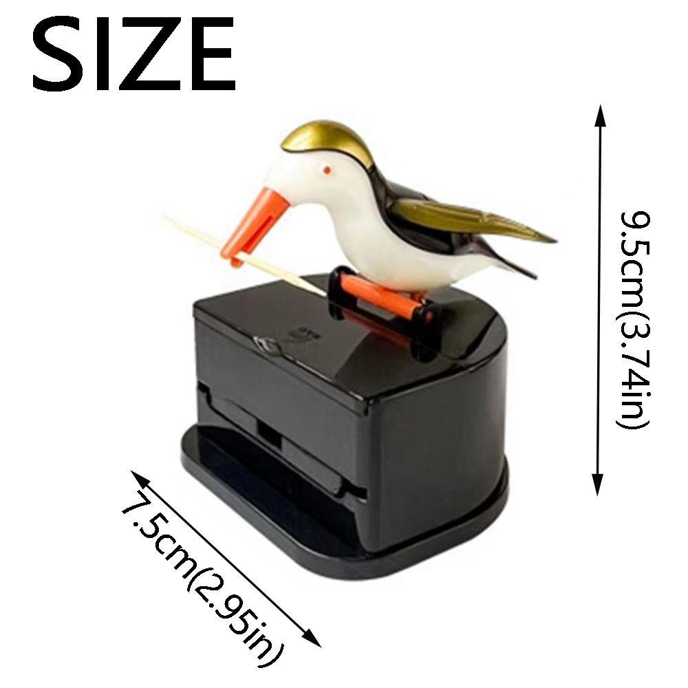 Cute Little Bird Pop-Up Toothpick Box Cartoon Pressing Toothpick Box  Home Furnishing