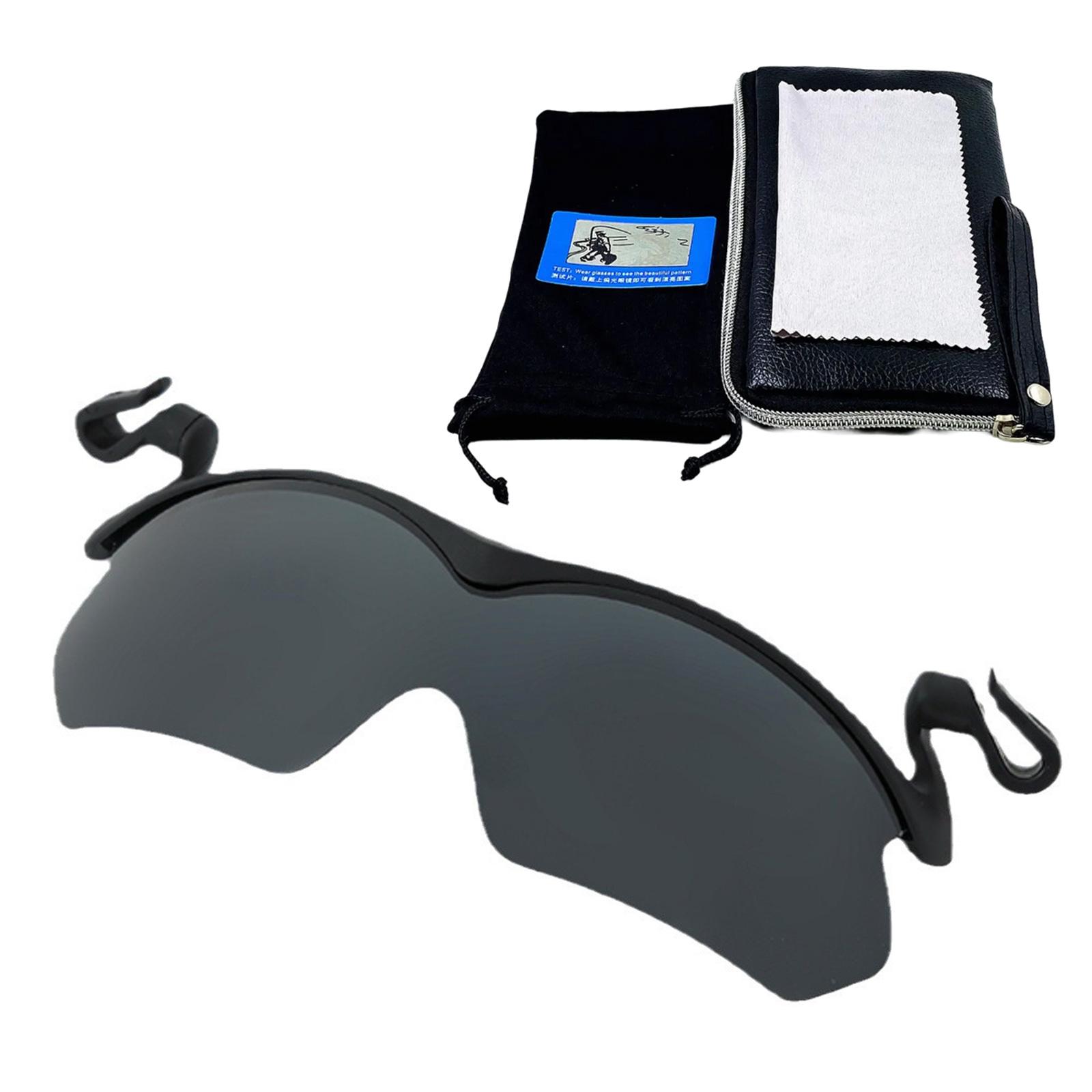 

Clip Cap Sports Sunglasses Clip on Hat Sunglasses for Fishing Biking Hiking Cycling Clip on Polarized Lenses Sunglasses