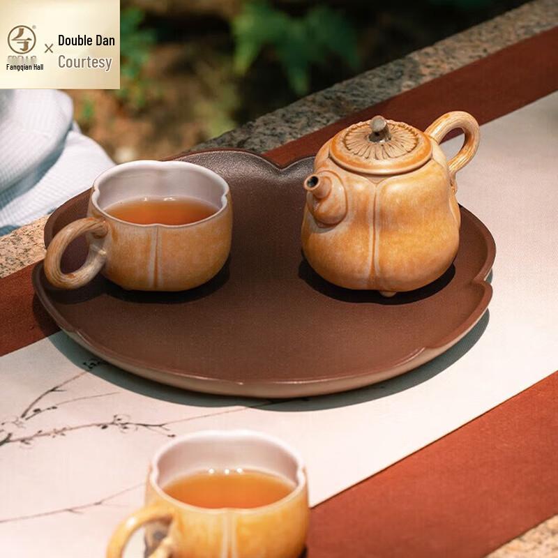 Edenus Pumpkin Series Ceramic Kung Fu Tea Set