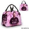 Insulated Lunch Bag Kids Students Adults Portable Food Carrier With Ice Pack Compartment Oxford Fabric Modern Minimalist