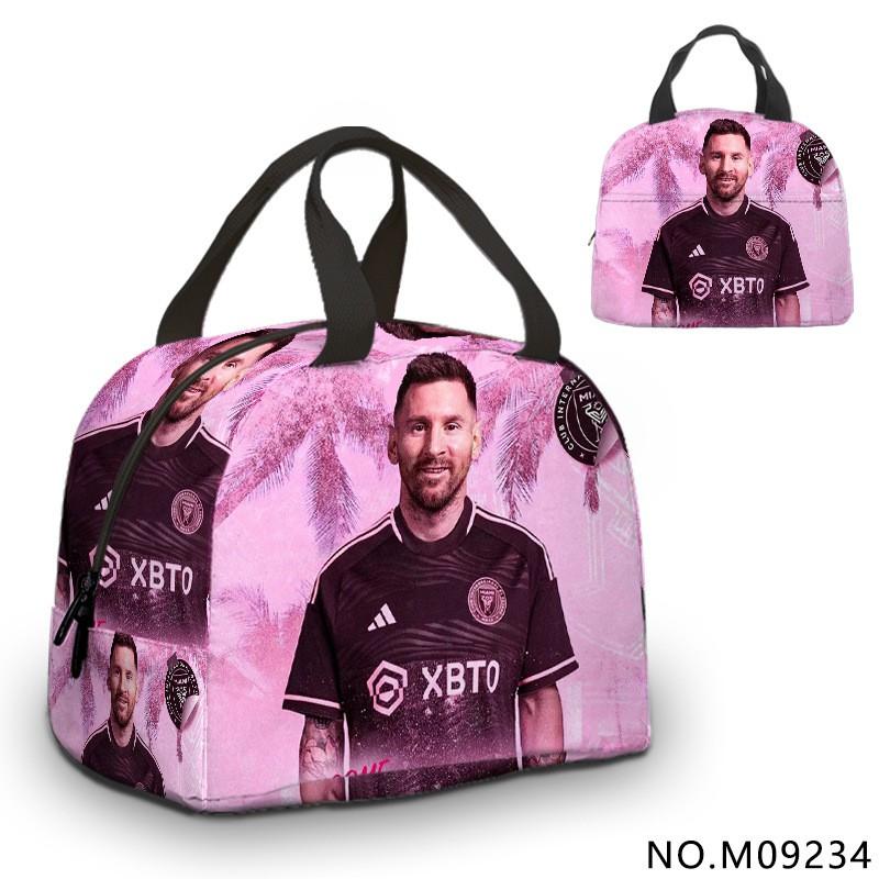 Insulated Lunch Bag Kids Students Adults Portable Food Carrier With Ice Pack Compartment Oxford Fabric Modern Minimalist