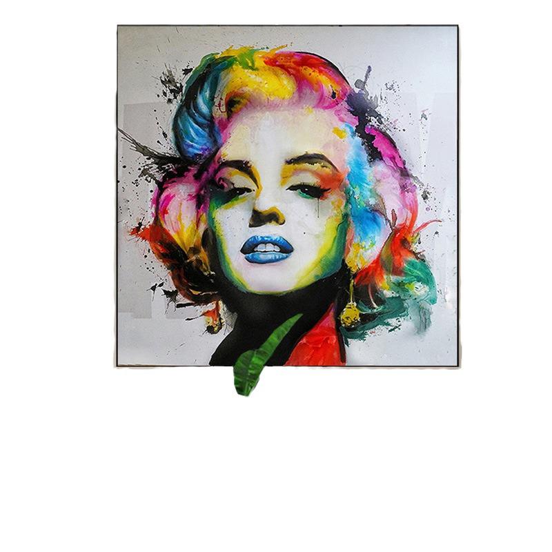 Vibrant Marilyn Monroe Canvas Wall Art Poster