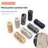 10 Piezas Hebilla Metálica Cierre de Cordón Tope Ajuste Broche Ropa Pantalones Zapatos Extremo de Cuerda Clip de Palanca Botón Antideslizante Accesorios DIY