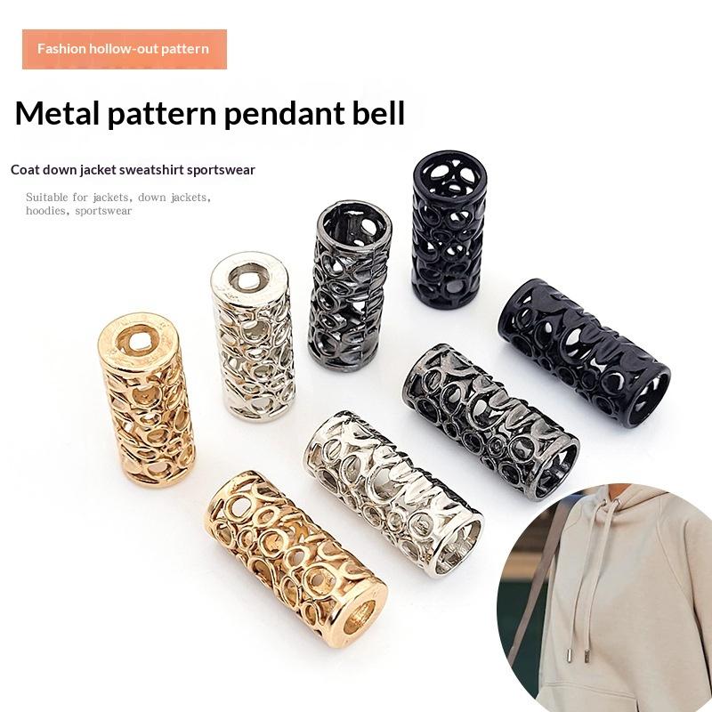 10 Piezas Hebilla Metálica Cierre de Cordón Tope Ajuste Broche Ropa Pantalones Zapatos Extremo de Cuerda Clip de Palanca Botón Antideslizante Accesorios DIY