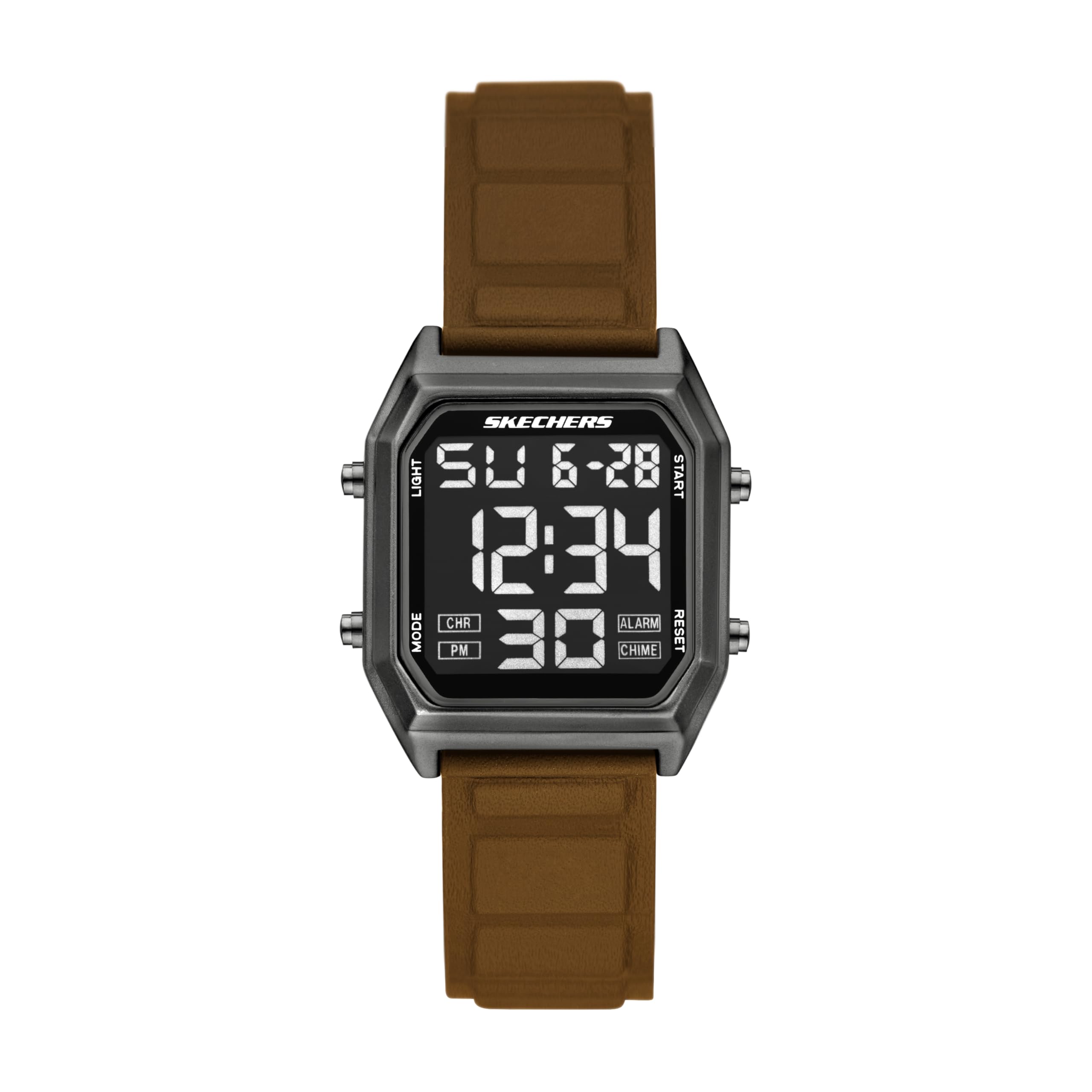 Skechers Digital Polyurethane Watch SR5300 Men s коричневый