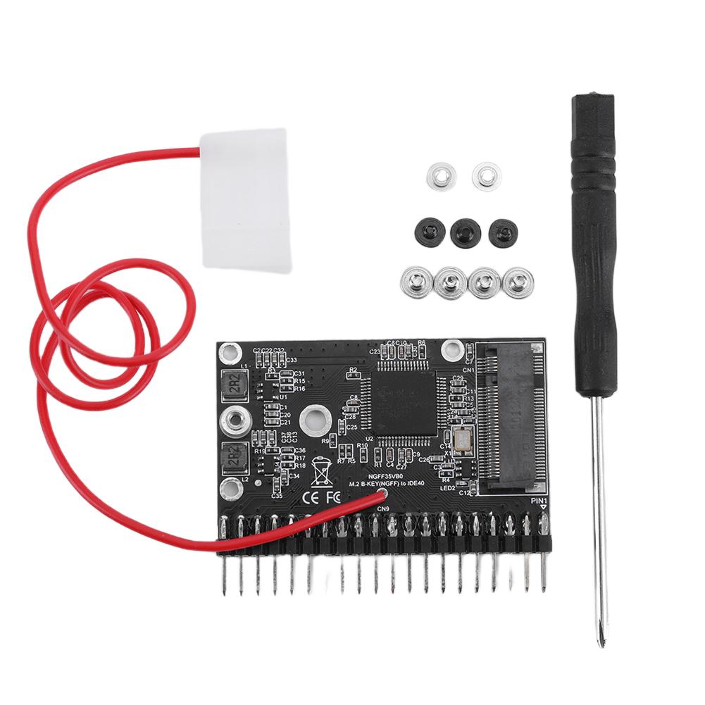 

NGFF SSD To 3.5inch IDE 44pin Adapter Card NGFF SSD To 3.5 IDE Converter 150MB/s Converter Card Driver-free Computer Accessries чорний