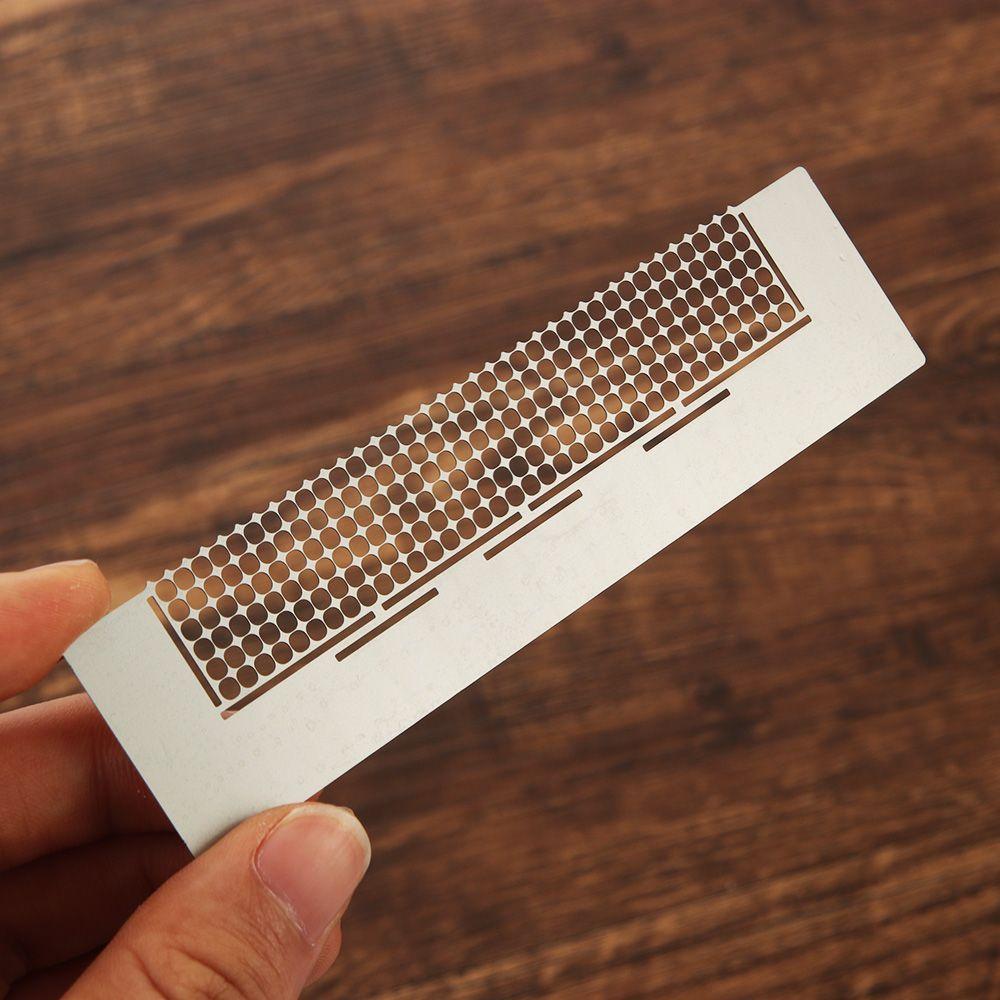 141mm 140mm DIY Neat Anti Stick Embroidery Net Ruler Diamond Painted Mesh Model Drilling Tools