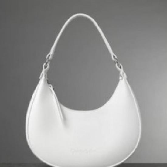 Trendy Women's Crossbody Handbag Half-Moon Bag Fashionable Light Luxury High-End Portable Capacity Shoulder Bag