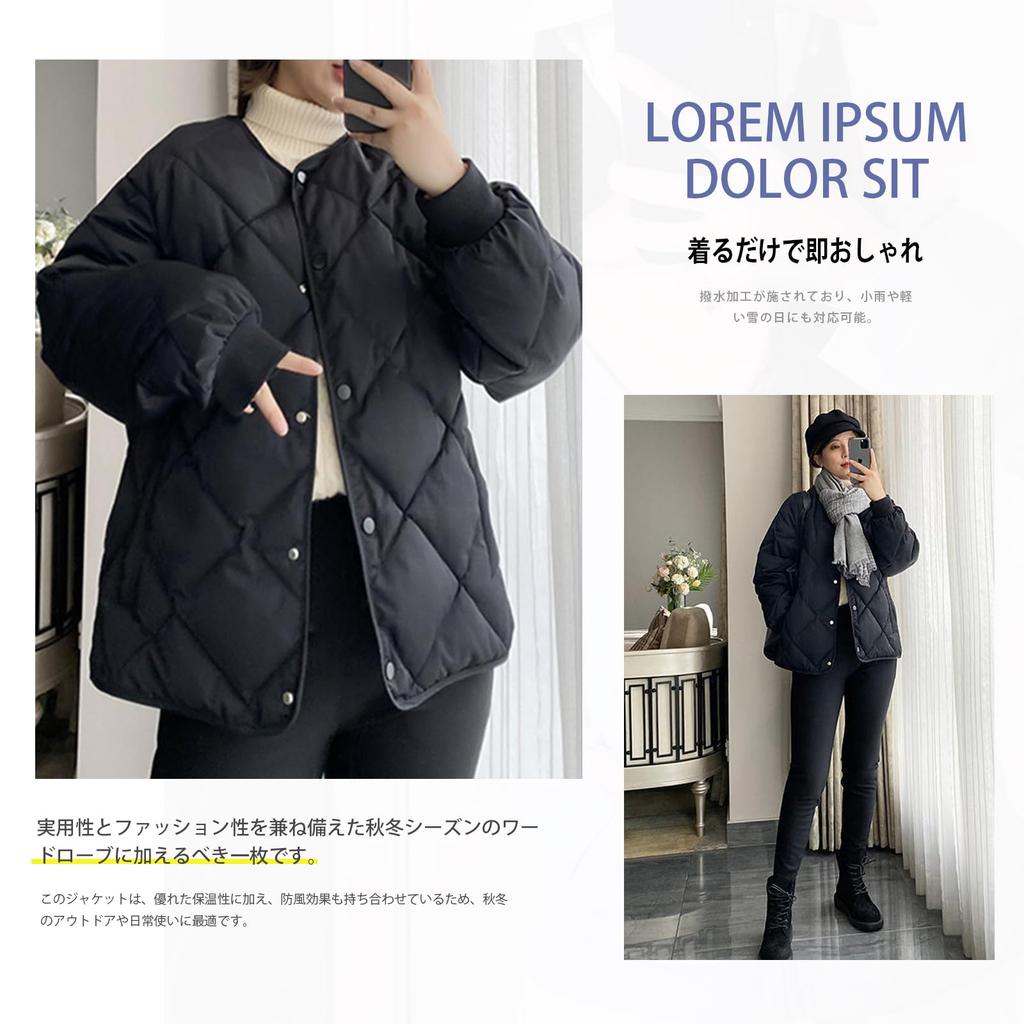 Gdnelhuonox Lightweight Quilted Jacket with Warm and Perfect for and Winter Women's Pockets, Flattering, Spring, Autumn,