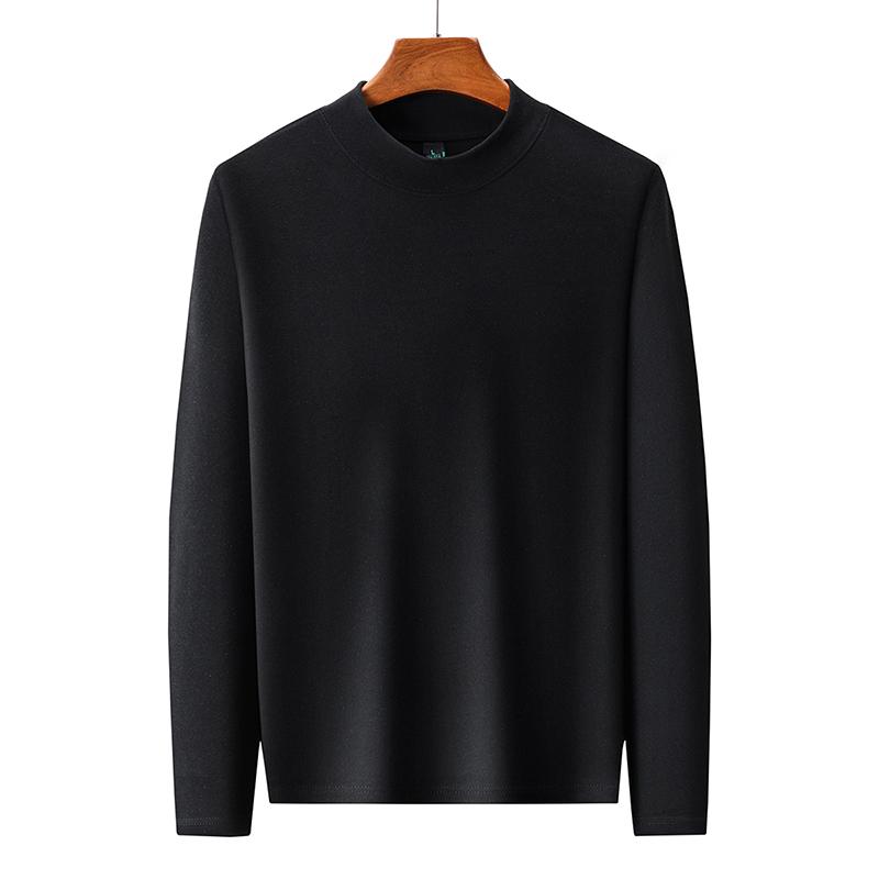 2025 Herren Thermofleece Langarm Lockerer Sitz Basisschicht T-Shirt