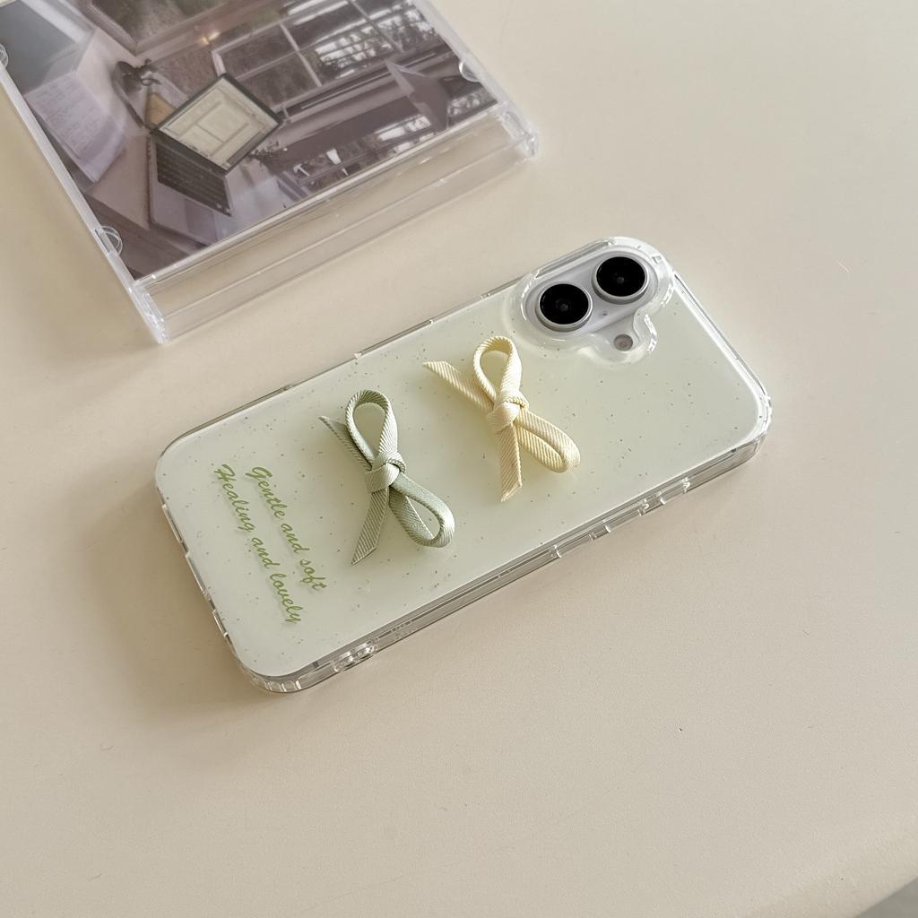 Ink-splash Bow Suitable for IPhone 16 Phone Case Apple 15 Promax New Model 14 Cute 17