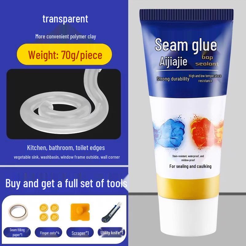 Beauty Edge & Skirting Board Water-Based Caulk for Seam Filling and Gap Sealing, Same Color Paste