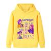 B1239 Kids Boys Girls Kpop Rumi Zoey Mira Print Long Sleeves Hoodie