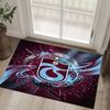 Trabzonspor FC Design Crystal Velvet Carpet Cozy Non?Slip Printed Rug For Bedroom Living Room Entrance