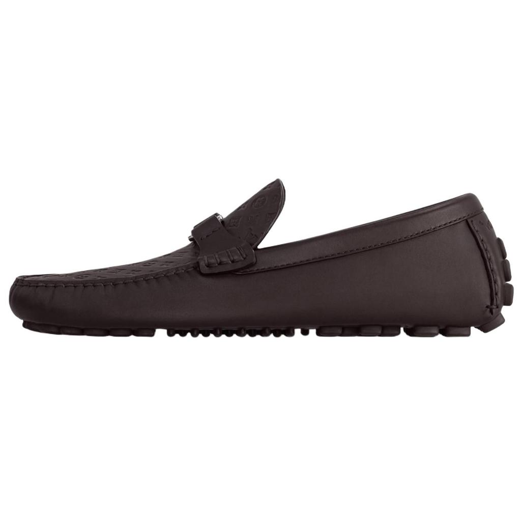 Louis Vuitton Silverstone Gommino Loafers Men's Umber 1AHRTH