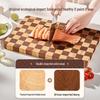 SUPOR Large Antibacterial Checkerboard Wood Cutting Board