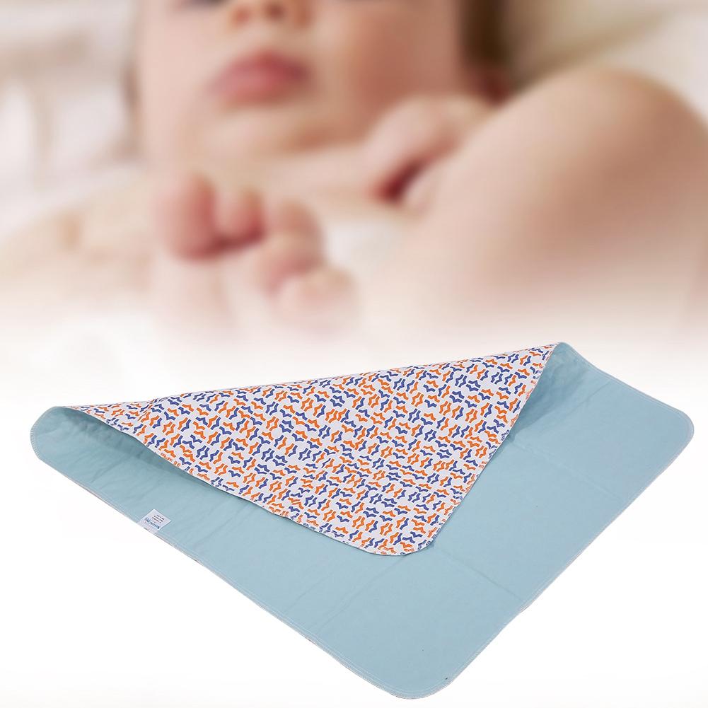 2 Colors Washable Reusable Urine Mat Adult Incontinent Anti Slip Nursing Pad 80 * 90cm